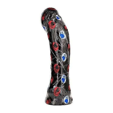 Dildo All Black Dritto Lungo 33 cm per Uso Vaginale e Anale